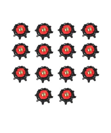 SaiDian 14 Pcs Shoe Spike Metal Thread Studs Screw for Golf Cleats Quick Twist Screw Studs Accessories Training Aids for Shoes