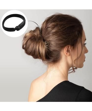 French Twist Hair Bun Maker - DIY Styling Tool for Women & Kids - Black Two Small - Buy Online on GoSupps.com