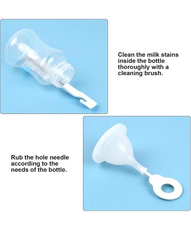 Breeding Bottle for Puppies & Kittens - 60ml & 150ml Silicone Pet Milk Bottle Set with Replacement Nipple - Buy Online on GoSupps.com