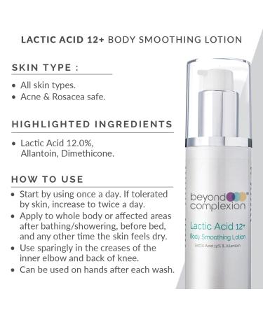 Lactic Acid 12+ Body Smoothing Lotion - Powerful Anti-Aging Treatment for Youthful Skin | Shop Internationally - Buy Online on GoSupps.com