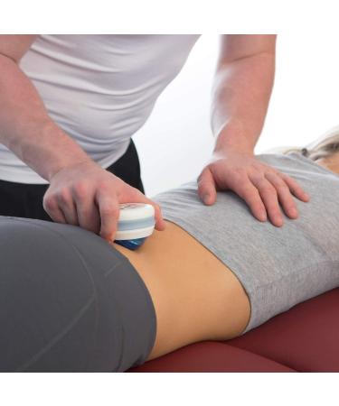 Handheld Body Back Massage Roller Ball for Foot, Back, Shoulder, Neck, Joint Relief - Self-Massager for Easy Pain Relief - Silver - Buy Online on GoSupps.com
