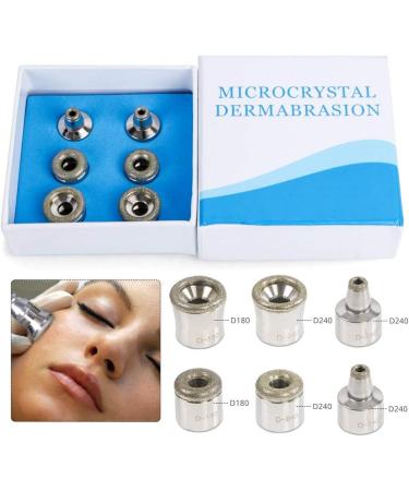 Diamond Dermabrasion Head Microdermabrasion Stainless Steel Diamond Microdermabrasion Dermabrasion 6 Tips Filter Replacement Set - Buy Online on GoSupps.com