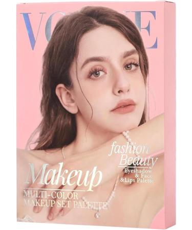  Mppchhn Eye Makeup Palette 5-Layer Bookstyle Blush Makeup Kit | Palette Set | For Women Girls Passionate Daily Routine Wedding Party Practical - Buy Online on GoSupps.com