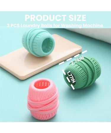 Laundry Balls for Washing Machine 3PCS Fabric Softener Dispenser Ball Sponge Washing Balls Tumble Dryer Balls for Laundry UK Household Supplies - Buy Online on GoSupps.com