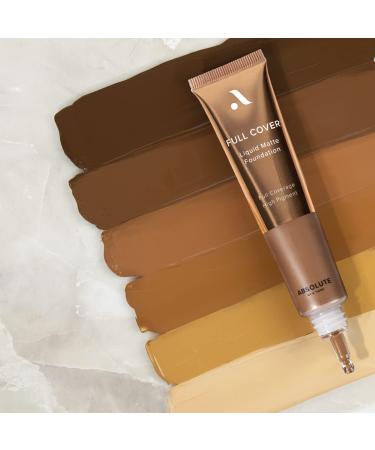 Absolute New York Liquid Matte Foundation - Warm Walnut | Full Coverage Formula - Buy Online on GoSupps.com