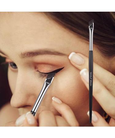 Faceynde Eyeliner Brush Set - Professional Angled Eyeliner & Eyebrow Makeup Brush for Precision Application - Buy Online on GoSupps.com