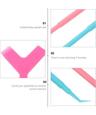MAGICLULU 50pcs False Eyelash Tools - Y-Shaped Mascara Brush Lash Lift Rod & Eyelash Curling Tools for Perfect Lash Extensions & Perms - Buy Online on GoSupps.com