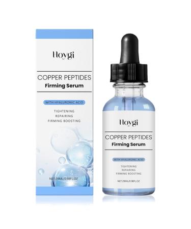 Znnhnn Copper Peptide Serum antiaging facial serum copper peptide serum reduces fine lines and wrinkles antiwrinkle facial serum firms the skin 29 ml