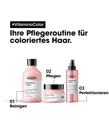 L'Or al Professionnel Vitamino Color Shampoo 500ml - Resveratrol Colored Hair Care | Series Expert for Vibrant Hair - Buy Online on GoSupps.com