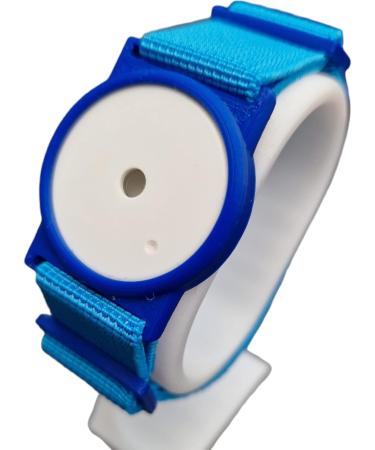 CGM Clips UK - Freestyle Libre Sensor Armband Holder/Protector - Blue with Straps - Buy Online on GoSupps.com