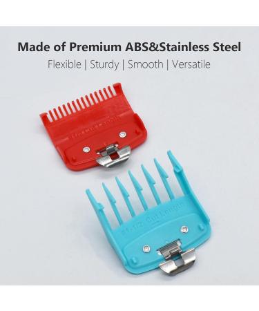 Professional Hair Clipper Guide Combs - 2 Piece Set for Wahl Magic Clip - Precision Cutting Guards (1/16 3/16 1.5mm 4.5mm) - Multi-Colored - Buy Online on GoSupps.com