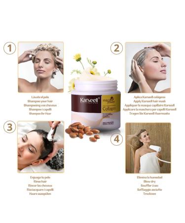 KARSEELL Hair Mask for Deep Repair & Intensive Hydration - 500ml | Restore Dry & Damaged Hair - Buy Online on GoSupps.com