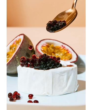 KoRo - Balsamic vinegar beads 6 x 200 g - Small soft beads with a liquid heart of Aceto Balsamico di Modena IGP - In an advantageous jar of 200 g - Vegan - For garnishing savory dishes - Buy Online on GoSupps.com