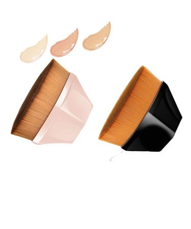 Magic Foundation Brush PetaLos Make-up Brush Flat Foundation Brush Begorable Foundation Brush Make-up Brush Beauty Tool With Storage Box (2PC) - Buy Online on GoSupps.com