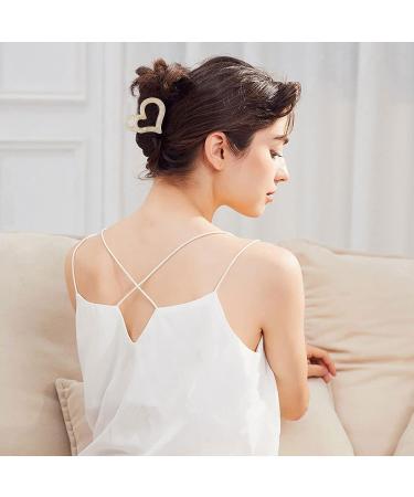 KesaPlan 12PCS Medium Claw Clips - Cute Jelly Heart Shaped Hair Clips for Women | No-Slip Octopus Hair Claws for Strong Hold | Medium Hair Jaw Clamps for Thick Thin Hair - Color-1 - Buy Online on GoSupps.com