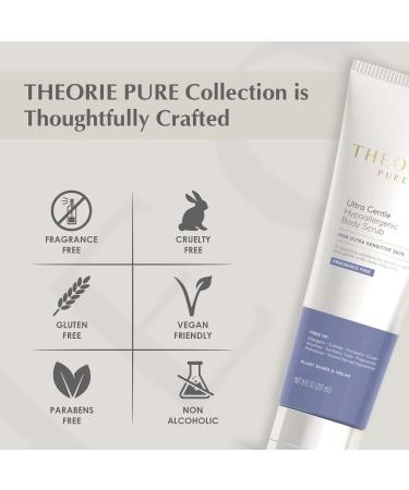 Theorie PURE Collection Travel Set - Hypoallergenic Shampoo, Conditioner, Body Wash & Scrub - Fragrance-Free, Vegan & Clean Beauty - No Sulfate, Paraben, Phthalate - Cruelty-Free Formula - Buy Online on GoSupps.com