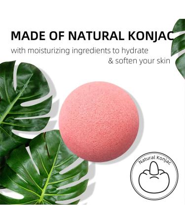 Buy Dolovemk Konjac Sponge 6-Pack | Bamboo Activated Carbon Reusable Face Sponge for Deep Cleaning & Peeling | Eco-Friendly Beauty Sponge in 6 Colors - Buy Online on GoSupps.com