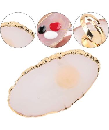 Resin Nail Art Palettes Resin Mini Nail Art Gel Polish Color Mixing Plate Tips Display Holder Manicure Tool Nail Art Painting Gel Plalette (white) - Buy Online on GoSupps.com
