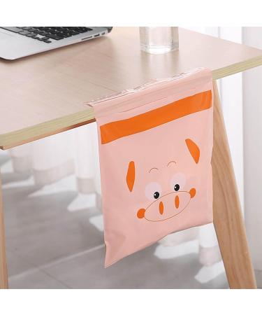 Vomit Bags Multi-Purpose Easy Stick-On -Adhesive Garbage Bag | Water-Proof Leak-Proof Adhesive for Vomit Car Motion Sickness Camping Bedroom Kitchen Travel Puchen 15 Pink Pigs - Buy Online on GoSupps.com