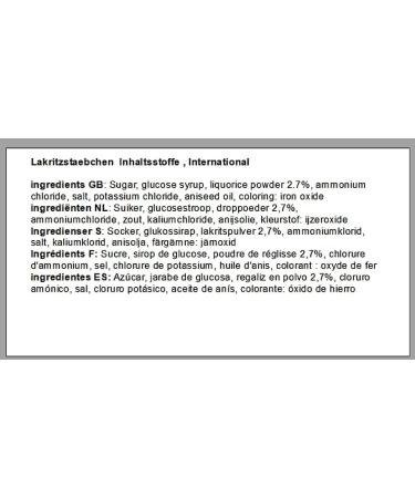  pin24shop 50g licorice sticks a pleasant unspiced licorice candy - Buy Online on GoSupps.com