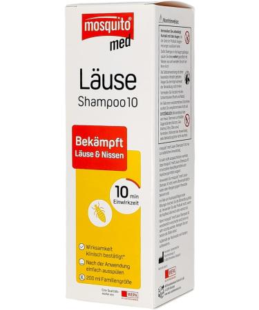 Mosquito Med Lice Shampoo 200 ml - Effective Head Lice Treatment Family Size Savings Set Free Pharma Pearl Giveaway - Buy Online on GoSupps.com