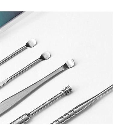 CAOMIAN 2sets Stainless Steel Portable Spiral Choose Ear Wax Health Stick Cure Cleaner Cleaning Kit Ear Care Removal Tools - Buy Online on GoSupps.com