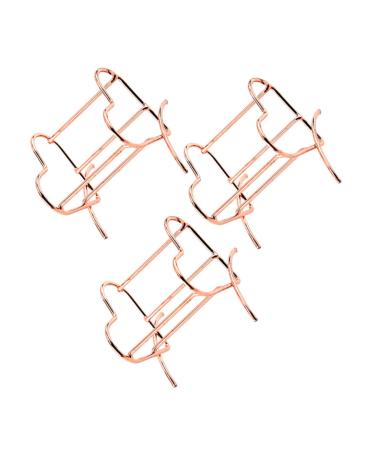 Beaupretty Makeup makeup sponge holder holder makeup tool stand beauty sponge holder make up sponge holder stainless steel whisk Beauty Tool Rack Drying Rack Storage rack powder Sponge