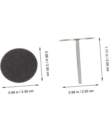 minkissy 3 Sets Nail Polishing Sheets Mini Accessories face Scraper Tool Nails Drill bits Foot Sanding disc Manicure disc bit Electric Grinding Slices Manicure Accessory Metal Shaft - Buy Online on GoSupps.com