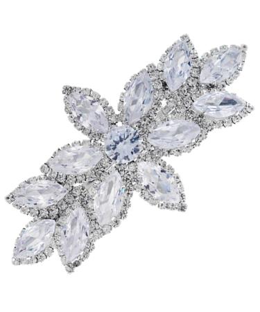 MAGICLULU Rhinestone Hair Clip Wedding Hair Clip Wedding Rhinestones Hair Clip Women Hair Clip Hair Rhinestones Women Hair Accessories Crystal Hair Barrette Crystal Hair Accessories