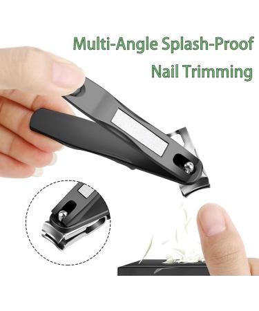 Dinghaole 360 Rotating Nail Clippers for Seniors Non-Slip with Nail File Long Handle Stainless Steel Nail Clippers Heavy Duty Toenail Finger Clippers for Thick Nails - Buy Online on GoSupps.com