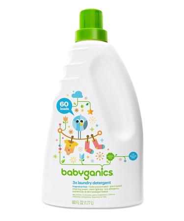 Babyganics Baby Laundry Detergent - Fragrance Free - 60 oz