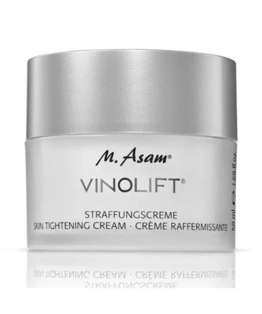M. Asam VINOLIFT Skin Tightening Cream (50 ml) - Rich anti-aging firming face cream with lifting effect for demanding mature & dry skin facial care with resveratrol OPC & grape seed oil skin care