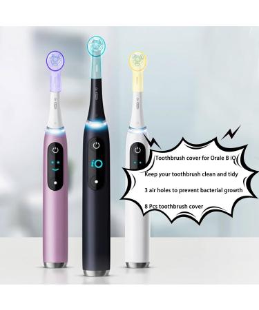 Vinuwu Toothbrush Covers for Oral-B iO Brush Heads | 8-Piece Travel Set in 5 Colors | Compatible with Oral-B PER 3/iO 9 - Buy Online on GoSupps.com