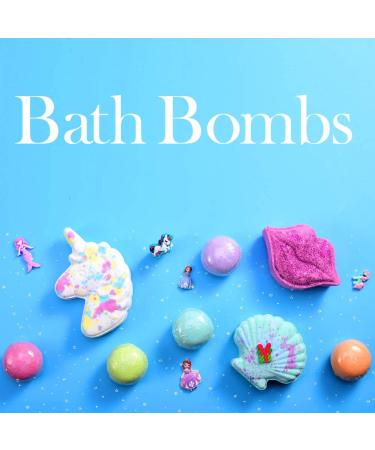 Unicorn Bath Bomb Gift Set - Handmade All Natural Essential Oil Bath Bombs - Perfect Gift for Birthday, Mother's Day, or Valentine's Day - Ideal for Women, Moms, and Teen Girls - Buy Online on GoSupps.com