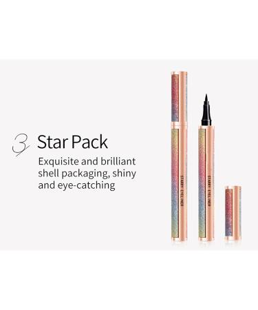 LIZEALUCKY Liquid Eyeliner Water Resistant Long Lasting Quick Dry Eyeliner Stick Starry Sky Eyeliner Stick Beauty Makeup Cosmetics for Women and Girls Gift - Buy Online on GoSupps.com