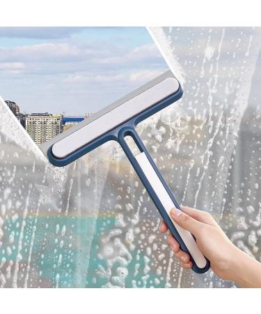 piuryue 2Pcs 4-in-1 Glass Cleaning Brush Double Brush Design Double-Sided Cleaning Brush Blue Easy to Use - Buy Online on GoSupps.com