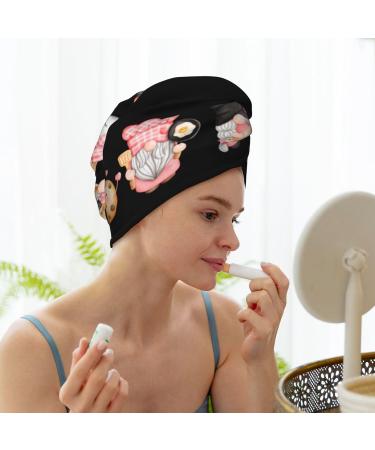 Baker Gnome Microfiber Hair Towel - Soft & Super Absorbent Quick Dry Hair Wrap for Women | Ideal for Long Curly & Thick Hair - Buy Online on GoSupps.com