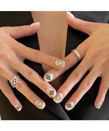 Dollar Sign 3D Nail Art Stickers - 12 Sheets Gold Self Adhesive Decals for Luxury Manicure Designs - Buy Online on GoSupps.com