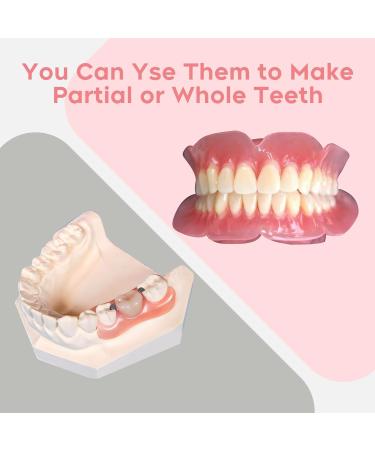 DIY Dentures Kit for Missing Teeth | Easy & Convenient Fake Teeth Repair | Top & Bottom Temporary Solutions - Buy Online on GoSupps.com