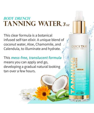 Body Drench Tanning Water Sprayer 7 oz - Easy and Even Sunless Tan Solution - Buy Online on GoSupps.com