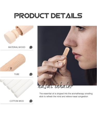 Healvian Essential Oil Aromatherapy Tubes - Set of 1 | Blank Nasal Inhalers for Fragrance Oils | Empty Inhaler Sticks for Aromatherapy - Buy Online on GoSupps.com