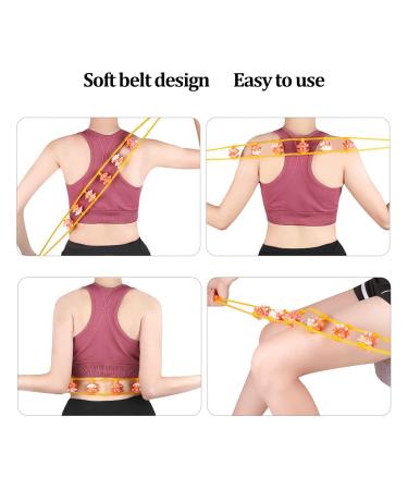Portable Back Massage Scooter Rope - Professional Fatigue Relief Tool for Full Body Muscle Pain - Buy Online on GoSupps.com