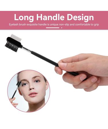4-Piece Eyelash Brush Set - Double Ibex Brushes & Eyebrow Comb for Perfect Eyelash Extensions & Brow Stain - Buy Online on GoSupps.com