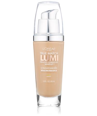 L'Oreal True Match Healthy Luminous Makeup SPF 20  W6 Sun Beige 1 fl oz (30 ml) - Buy Online on GoSupps.com