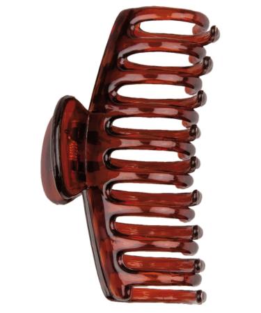 Titania hair clip section clip Dino brown 1 piece