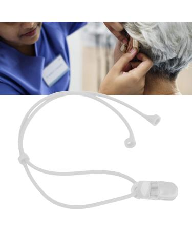 Silicone Hearing Aid Clip with Storage Box - Portable and Secure for Seniors and Adults (White) - Buy Online on GoSupps.com