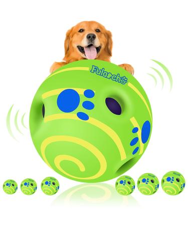 Divinggoe dog toys dog kickball 5.91 "Interactive dog toys dog kickball dog dog toys ball pet training ball yellow 5.9 inch