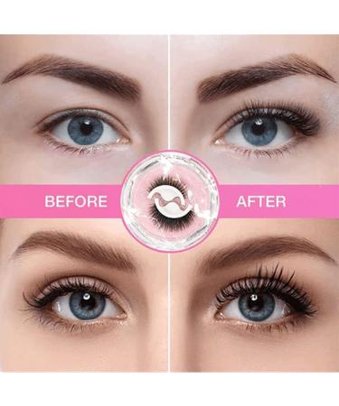 Chosely Self Adhesive Lashes Exceptionm Reusable Self Adhesive Eyelashes Outwardly Self Adhesive Lashes False Lashes Natural Look Waterproof Fake Eyelashes No Glue Eyelashes /115 (Color : C) - Buy Online on GoSupps.com