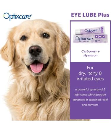 OptixCare Dog & Cat Eye Lube Plus Hyaluron Lubricating Gel Hyaluron (20 g) - Buy Online on GoSupps.com