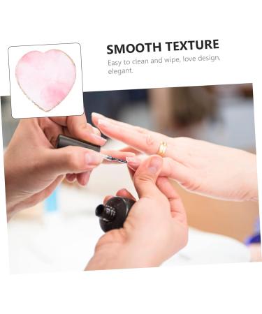  BIUDECO Heart-Shaped Decorated Nail Polish Mixing Tray with Smooth Edges Manicure Mixing Board for Nail Art Display - Buy Online on GoSupps.com